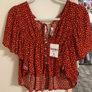 NWT floral blouse!